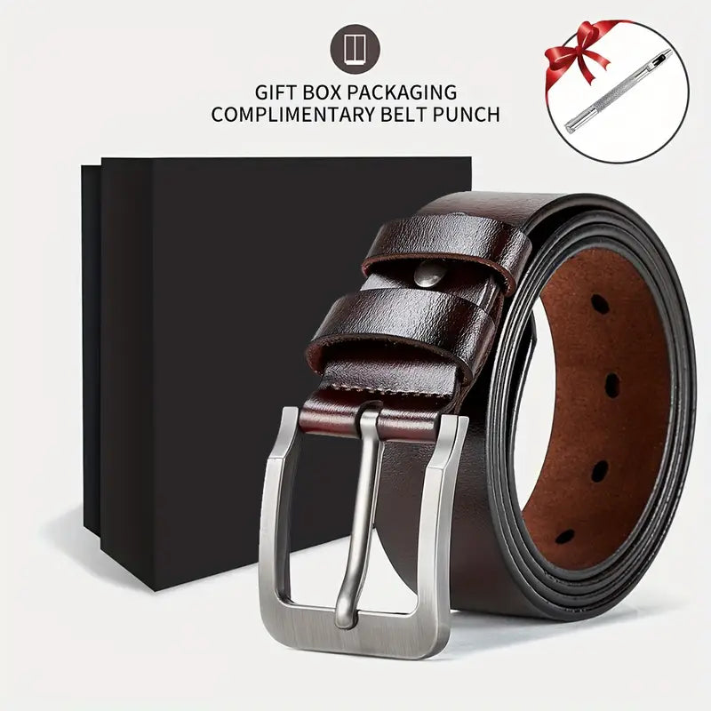 Ceinture en Cuir Véritable Premium pour Homme