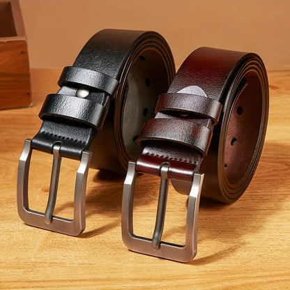 Ceinture en Cuir Véritable Premium pour Homme